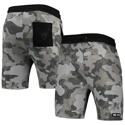 Short NBA x Hugo Boss Chicago Bulls Black Slam Camo pour homme