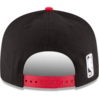 Men's New Era Black/Red Chicago Bulls Two-Tone 9FIFTY Adjustable Hat