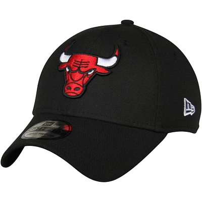 Casquette Flex Chicago Bulls Team Classic 39THIRTY pour homme New Era noire