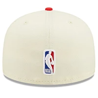 Men's New Era Cream/Red Chicago Bulls - 2022 NBA Draft 59FIFTY Fitted Hat
