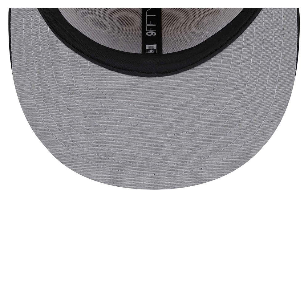 Men's New Era Cream Chicago Bulls Injection Team Art 9FIFTY Adjustable Snapback Hat