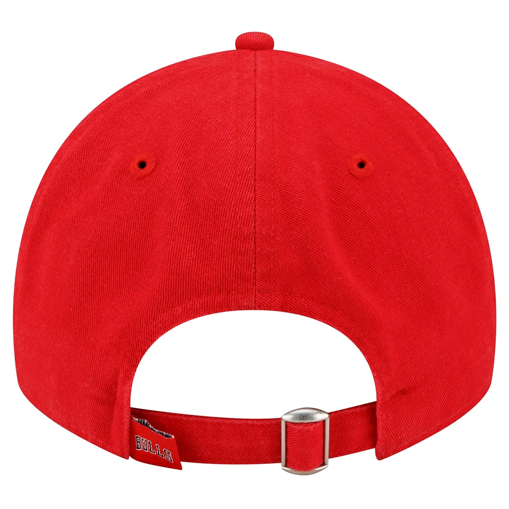 Casquette réglable rouge Chicago Bulls Team 2.0 9TWENTY pour hommes
