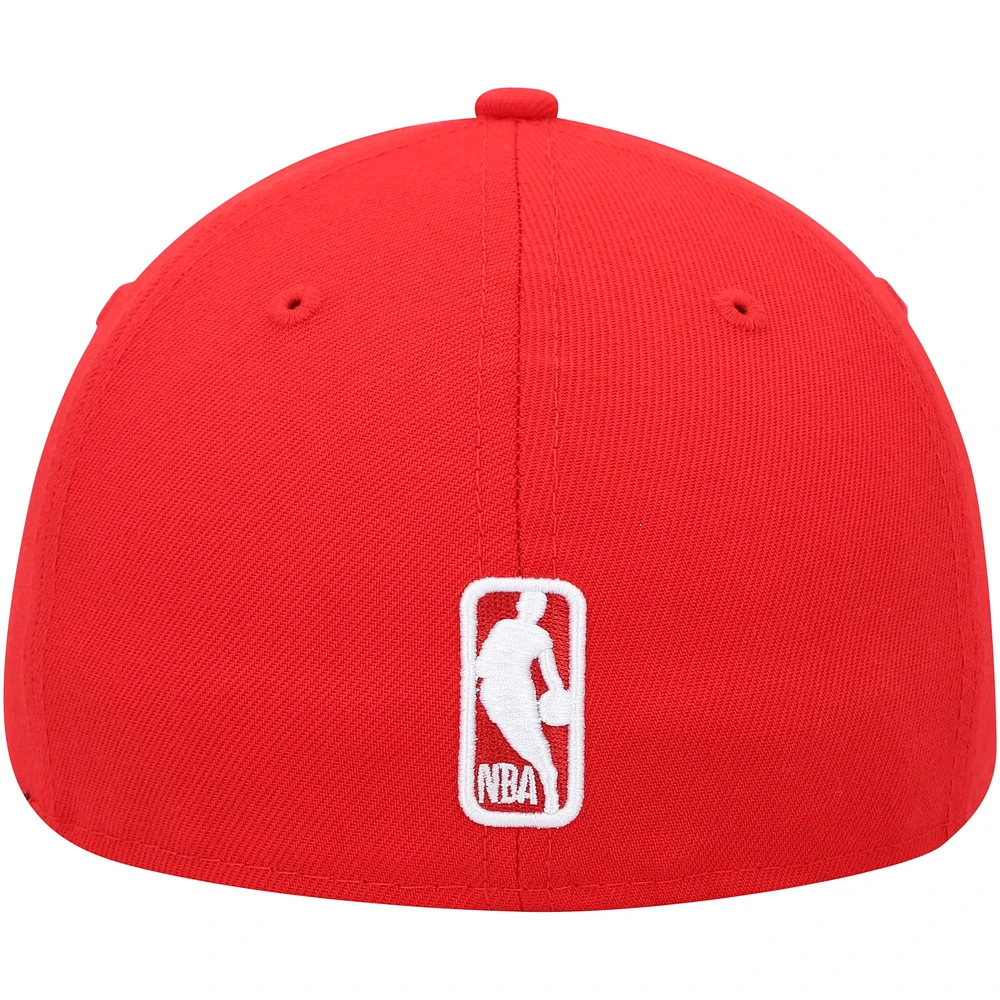 Men's New Era Red Chicago Bulls Team Low Profile 59FIFTY Fitted Hat