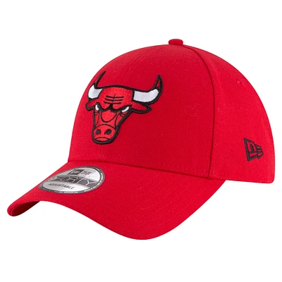 Casquette réglable rouge Chicago Bulls The League 9FORTY pour hommes
