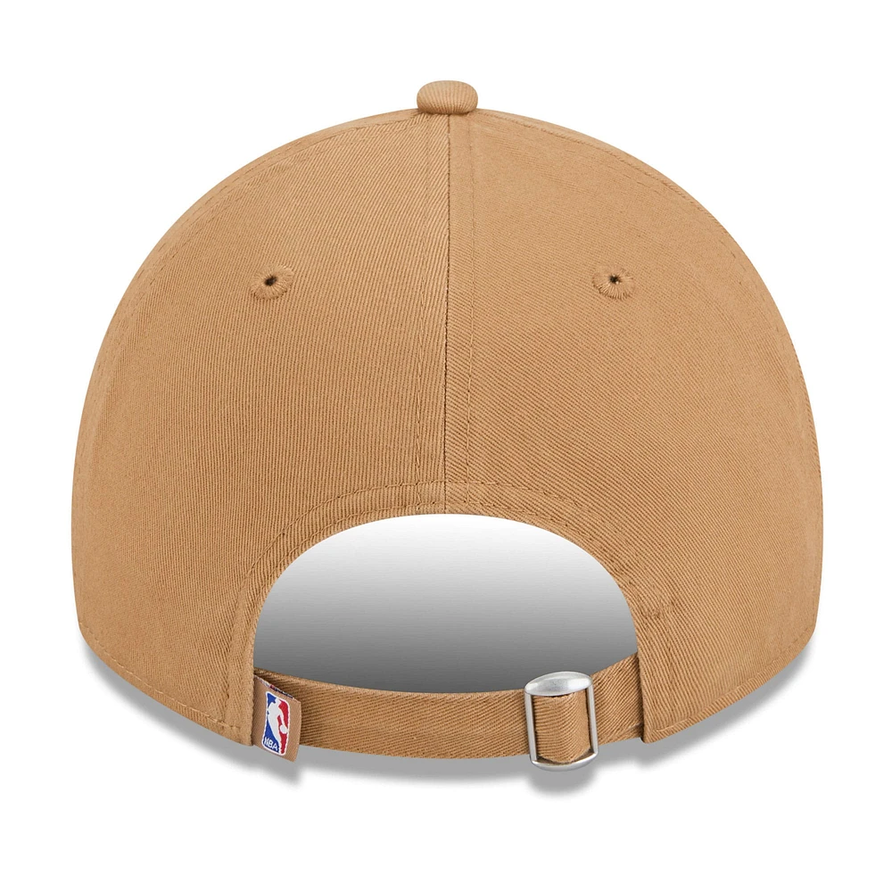 Men's New Era  Tan Chicago Bulls 2024/25 City Edition 9TWENTY Adjustable Hat