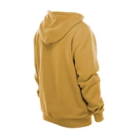 Men's New Era  Tan Chicago Bulls 2024/25 City Edition Chenille Heavyweight Pullover Hoodie