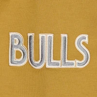 Men's New Era  Tan Chicago Bulls 2024/25 City Edition Chenille Heavyweight Pullover Hoodie