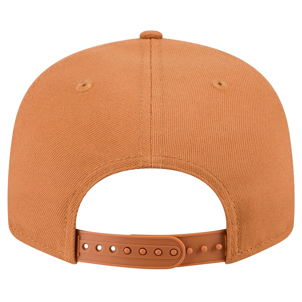 Men's New Era Tan Chicago Bulls Color Pack 9FIFTY Snapback Hat