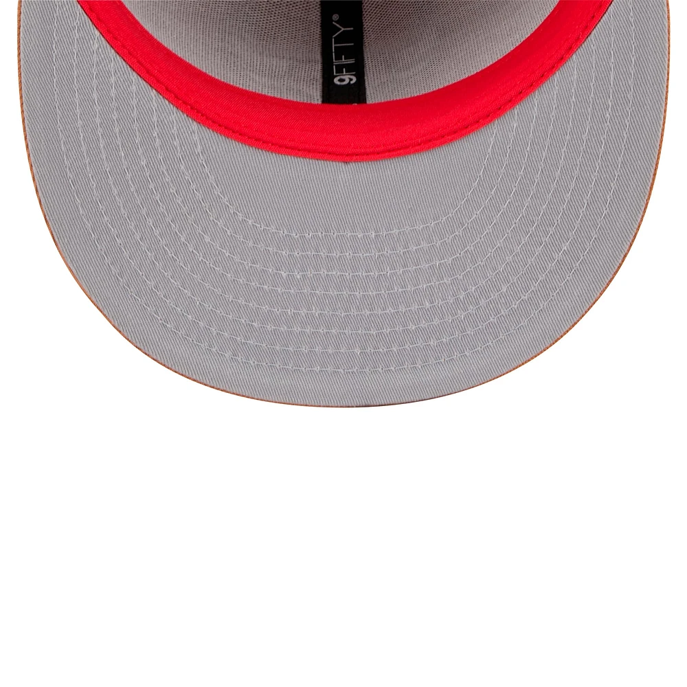 Men's New Era Tan Chicago Bulls Color Pack 9FIFTY Snapback Hat