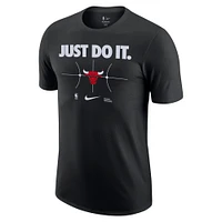 Men's Nike Black Chicago Bulls Just Do It T-Shirt