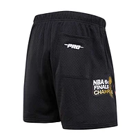 Men's Pro Standard Black Chicago Bulls City Scape Mesh Shorts