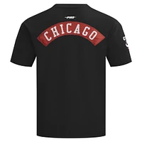 Men's Pro Standard Black Chicago Bulls Made To Play Drop Shoulder T-Shirt