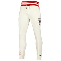 Men's Pro Standard Cream Chicago Bulls Retro Classic Fleece Sweatpants