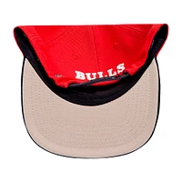 Men's Pro Standard Red/Black Chicago Bulls Logo Morph Snapback Hat
