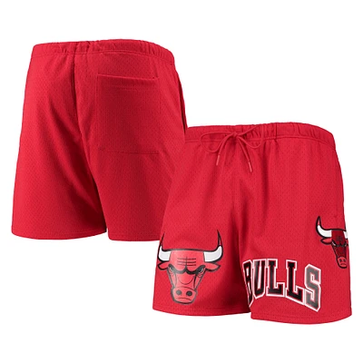 Short capsule Pro Standard Chicago Bulls en maille rouge pour homme