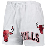 Men's Pro Standard White Chicago Bulls 6x NBA Finals Champions Mesh Capsule Shorts