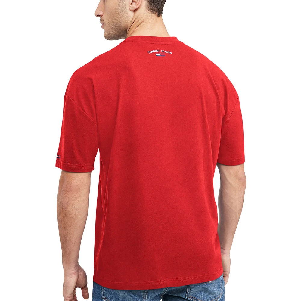 Men's Tommy Jeans Red Chicago Bulls Mel - T-Shirt
