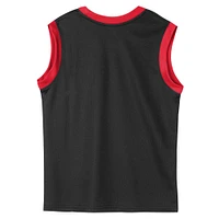 Preschool Black Chicago Bulls Mesh Tank Top and Shorts Set