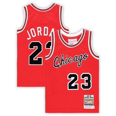 Maillot Swingman authentique Mitchell & Ness Michael Jordan rouge Chicago Bulls Hardwood Classics 1984/85