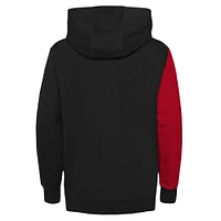 Preschool Red/Black Chicago Bulls Unrivaled Split Pullover Hoodie