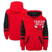 Preschool Red Chicago Bulls Straight To The League Full-Zip Hoodie