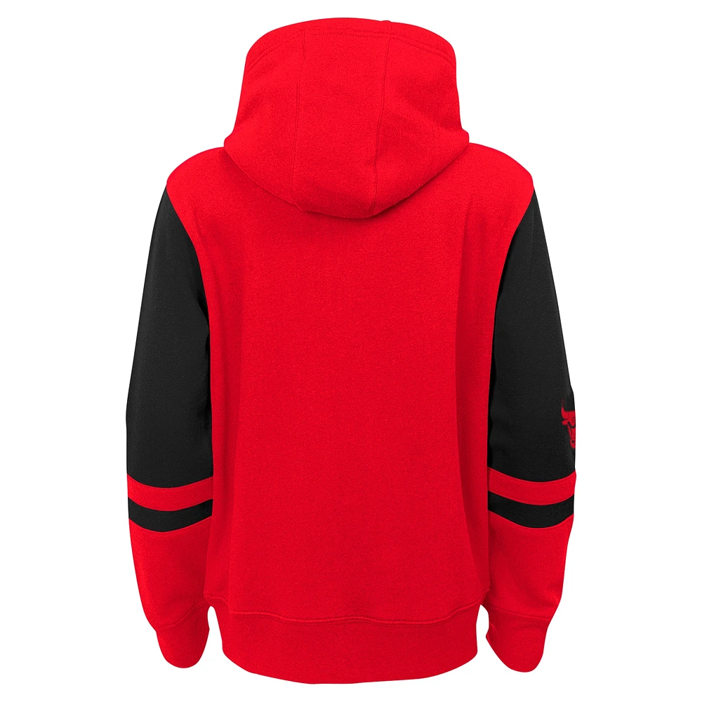 Preschool Red Chicago Bulls Straight To The League Full-Zip Hoodie