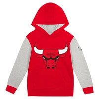 Toddler  Red Chicago Bulls Fair Catch Fleece Pullover Hoodie