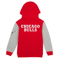 Toddler  Red Chicago Bulls Fair Catch Fleece Pullover Hoodie