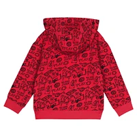 Toddler  Red Chicago Bulls Give and Go Pullover Hoodie Sweatpants Set
