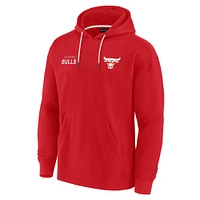 Unisex Fanatics Red Chicago Bulls Elements Super Soft Fleece Pullover Hoodie