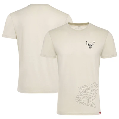 Unisex Sportiqe Cream Chicago Bulls 1966 Collection Comfy Tri-Blend T-Shirt