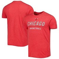 Unisex Sportiqe Red Chicago Bulls Turbo Tri-Blend T-Shirt