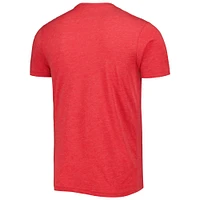 Unisex Sportiqe Red Chicago Bulls Turbo Tri-Blend T-Shirt