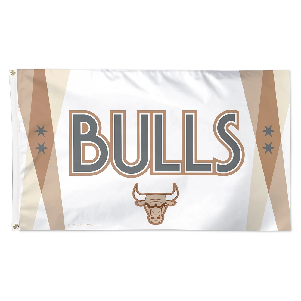 V110681 BULLS Drapeau Deluxe 1 face 3x5 FLA3X5 44564324 #1