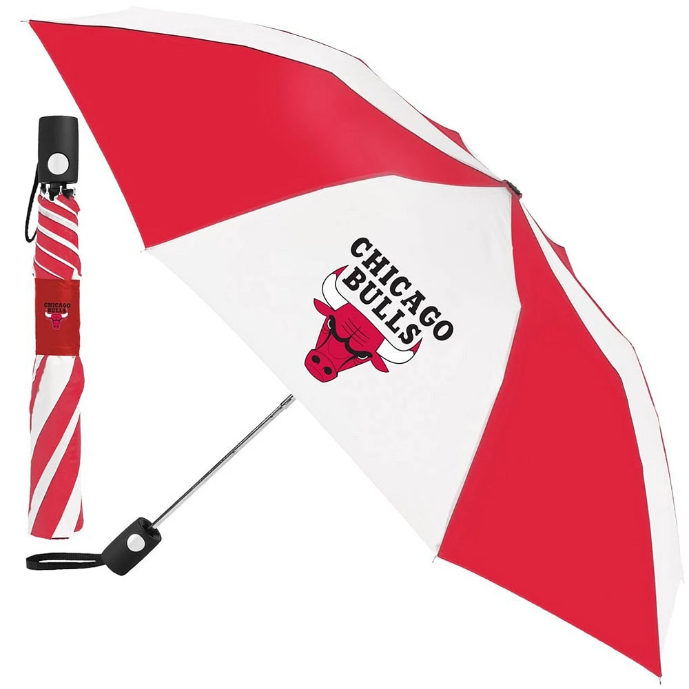 Parapluie pliant WinCraft Chicago Bulls 42" avec logo principal