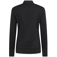 Women's Levelwear  Black Chicago Bulls Cushion Quarter-Zip Pullover