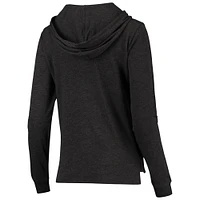 Women's Concepts Sport Heathered Black Chicago Bulls Hoodie & Pants Sleep Set