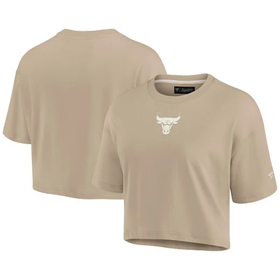 T-shirt court super doux kaki Chicago Bulls Elements Fanatics pour femmes