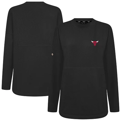 Sweat-shirt à capuche Beaudry noir pour femme des Chicago Bulls