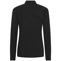 Women's Levelwear Black Chicago Bulls Flex Insignia 2.0 Quarter-Zip Top