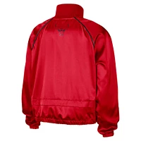 Women's Nike Red Chicago Bulls Courtside Retro Fly Raglan Full-Zip Jacket