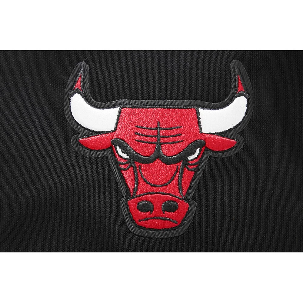 Sweat à capuche court Pro Standard noir Chicago Bulls 2023/24 City Edition pour femme