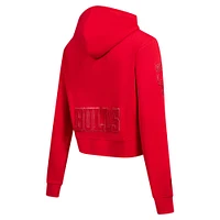 Women's Pro Standard Red Chicago Bulls Triple Tonal Full-Zip Hoodie
