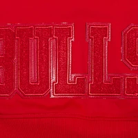 Women's Pro Standard Red Chicago Bulls Triple Tonal Full-Zip Hoodie