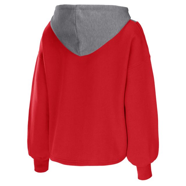 Veste à capuche WEAR by Erin Andrews Red Chicago Bulls pour femme