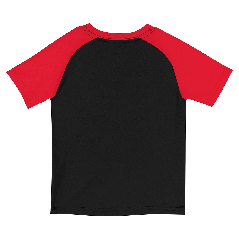 Youth Nike  Red/Black Chicago Bulls Practice T-Shirt & Shorts Set