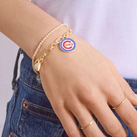 BaubleBar Chicago Cubs Charm Bracelet