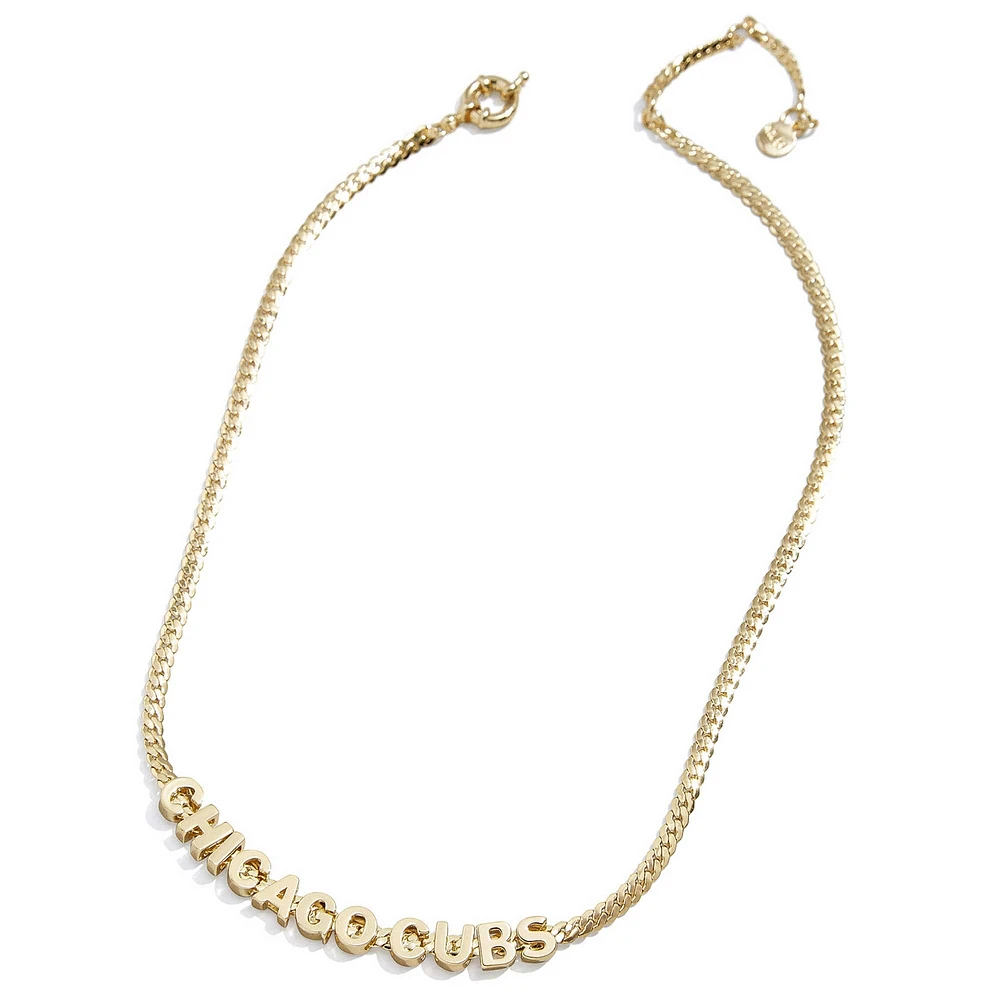BaubleBar Chicago Cubs Curb Necklace