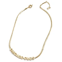 BaubleBar Chicago Cubs Curb Necklace