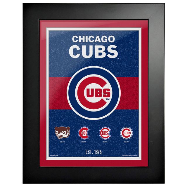 Chicago Cubs - Oeuvre encadrée Heritage Tradition 12'' x 16''